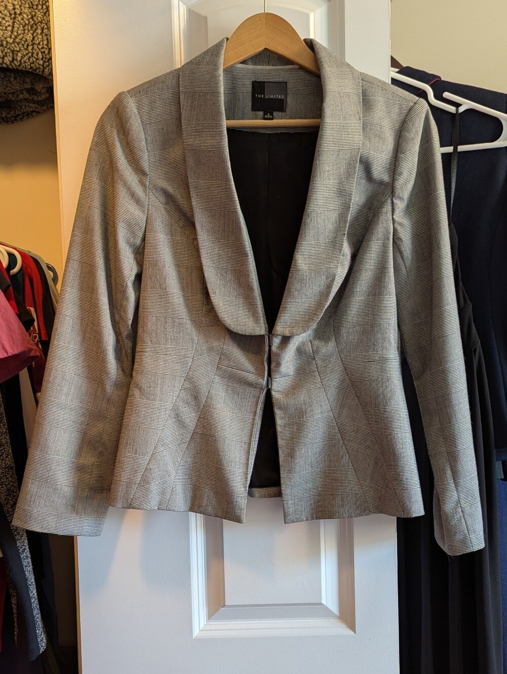 Tailored Gray Women’s Blazer Jacket - The Limited